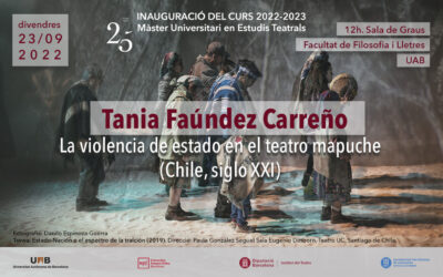 Inauguració del curs 2022-2023: conferència de Tania Faúndez