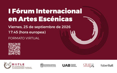 I Fórum Internacional de Investigación  en Artes Escénicas