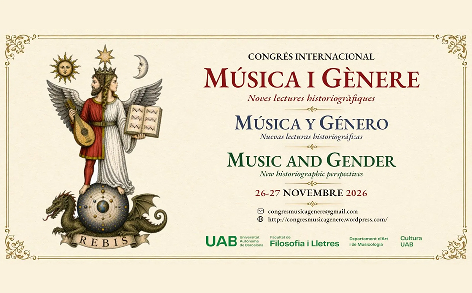 Congrés «Música i Gènere: Noves lectures historiogràfiques»